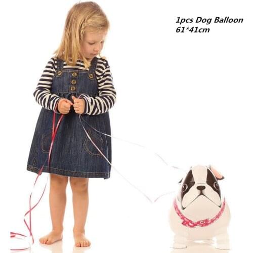 Jungle Safari Walking Animal Party Balloons Pig Dog Helium Air Foil Ballon Decor for Baby Birthday Party Decorations Gift Toys