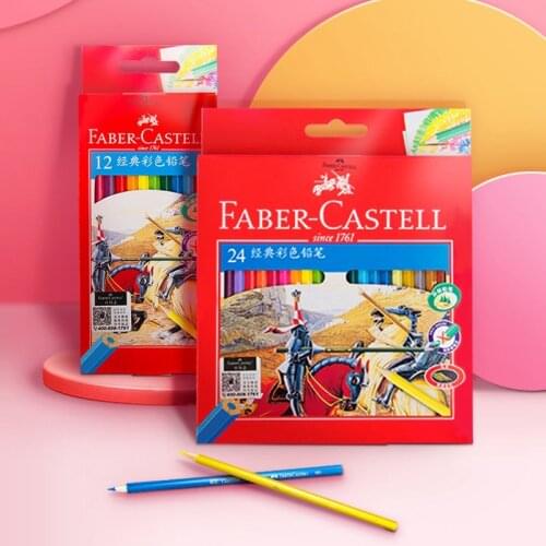 Faber Castell Color Pencil Oily Pastel Pencils 12/24/36/48/60 Colors Set Castle Series Art Supplies Colored Pencils For School