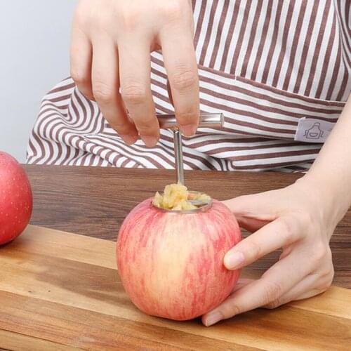 Fruit Core Remover Sharp Stainless Steel Apple Core Coring Knife Multifunctional Fruit Core Separator Kitchen Tool Accessories
