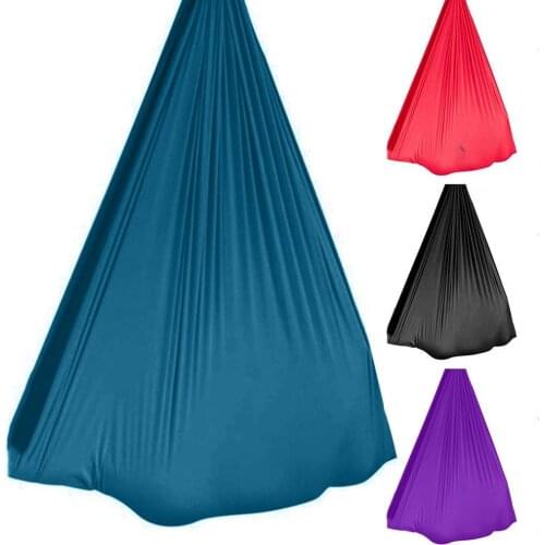 1M Outdoor Indoor Swing Wear Resistance Soft Nylon Elastic Swing Seat Anti-Heat Children Hammock For Sensory Child Therapy