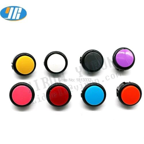 20pcs Arcade Push Button 30MM COPY SANWA Button For Zero Delay USB Controller Jamma Arcade Cabinet DIY