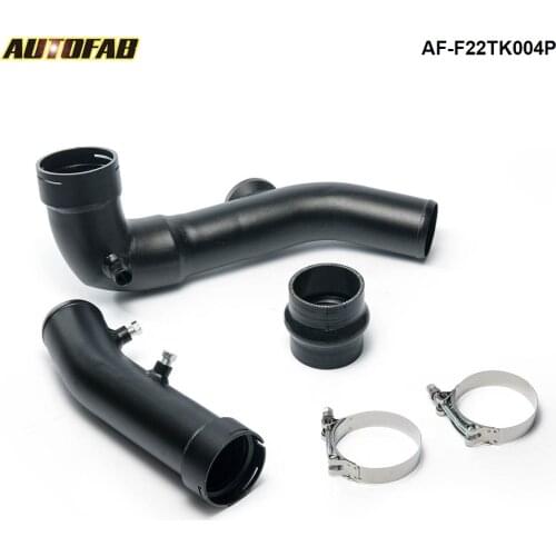 Black IntakeTurbo Charge Pipe Cooling Kit For BMW F20 F30 M135i M235i 335i 435i N55 3.0T AF-F22TK004P
