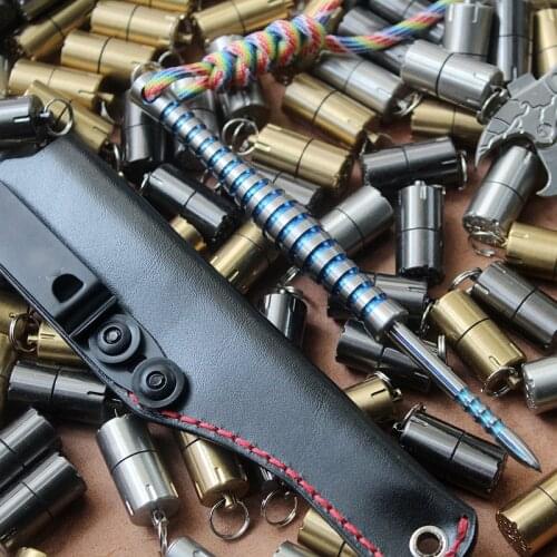 EDC Titanium alloy Crowbar tools Hand Outdoor Survival Camping Gear EDC Multifunction Tools