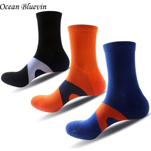 5 Pairs/ Lot Autumn Winter Thick Warm Mens Socks Quality Quick-drying Comfortable Cotton Casual Energetic Non-slip Sock Meias