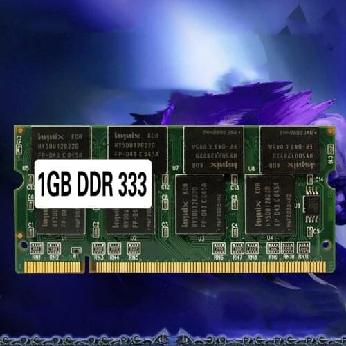 Laptop Memory Ram SO-DIMM PC2700 DDR 333 MHz 200PIN 1GB / DDR1 DDR333 PC 2700 333MHz 200 PIN For Notebook