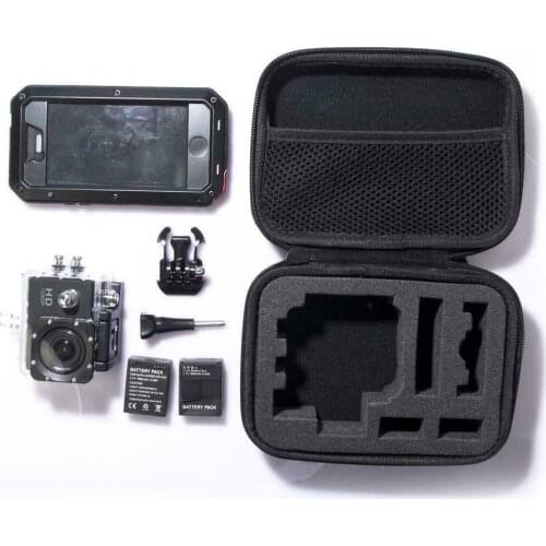 Portable Carry Case Small Medium Large Accessory Anti-shock Storage Bag GoPro Hero 9 8 7 6 5 4 3 2 SJCAM 6000 8000 9000 Xiao YI