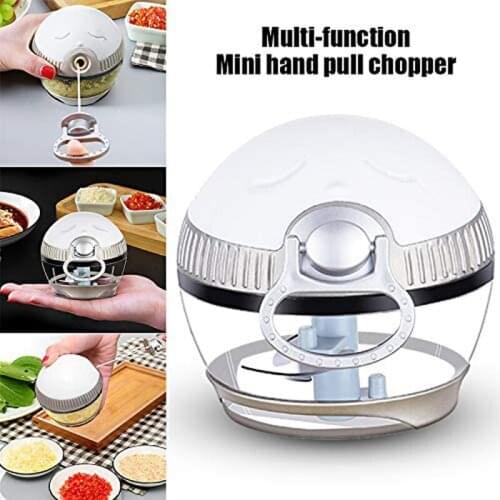 Manual Fruit Vegetable Chopper Garlic Grinder Cutter Hand Food Processor Shredder Meat Chopper Slicer Mincer Kitchen Tool