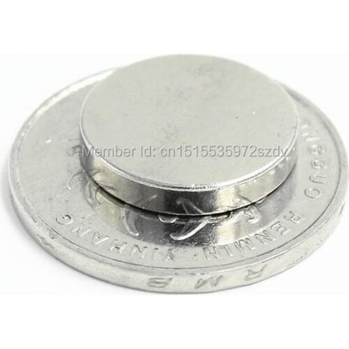 50pcs Strong Round Dia 16mm x 3mm N35 Rare Earth Neodymium Magnet Art Craft Fridge 16x3mm