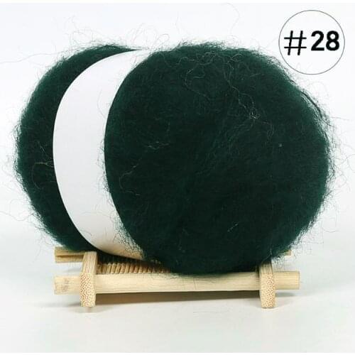 25g Angola Amorous Feelings Thin Mohair Wool Yarn Plush Fine Wool Crochet Hand Knitting Supplies E56C