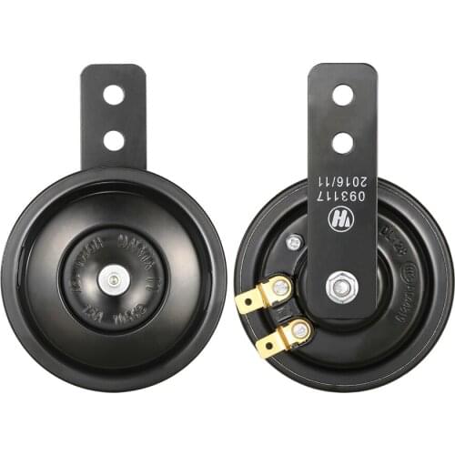 Universal Motorcycle Electric Metal Horn Kit 12V 1.5A 105db Mini Φ71mm Super Loud Waterproof Speakers For Scooter Moped Bike ATV