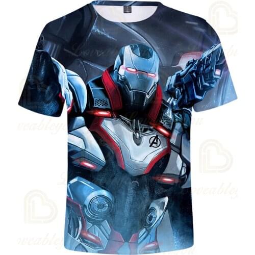 2021 Summer Kids T-shirt for Boy Girl Clothing Boys T Shirt Clothes Captain America Superhero Printed T Shirt Clothing