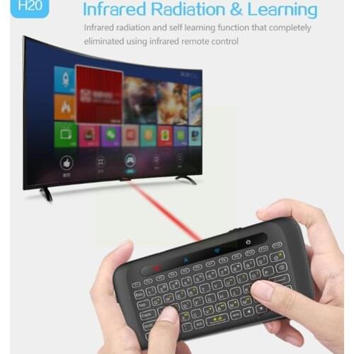 Mini Wireless Keyboard Double-Sided Mini Wireless Keyboard Auto-Rotation Touchpad Backlight Adjustable Staged 3 Full Screen L5U6
