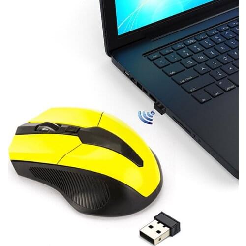 Wireless optical mouse USB computer mouse 2.4GHz mini ergonomic mouse suitable for PC gaming laptop