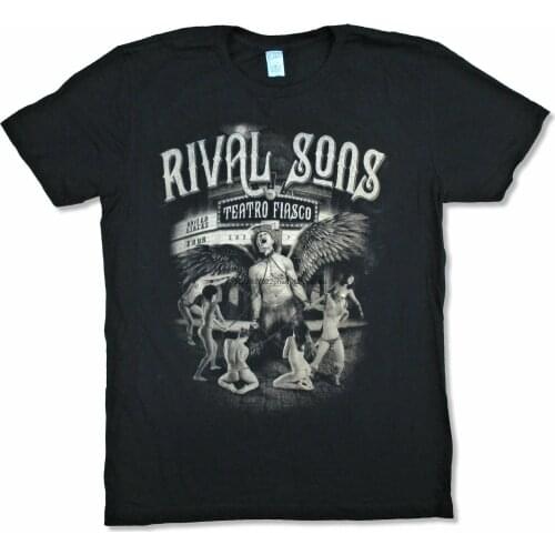 Rival Sons Teatro Fiasco Tour 2017 Black T Shirt New Official Band Merch
