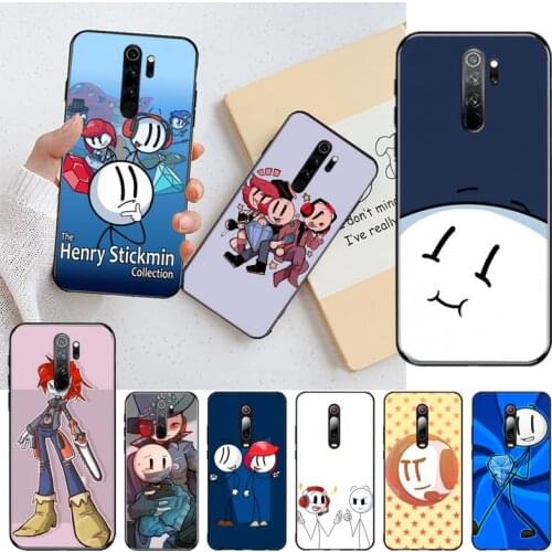 The henry stickmin collection Phone Case for Redmi 9A 8A 7 6 6A Note 9 8 8T Pro Max Redmi 9 K20 K30 Pro