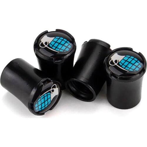 4pcs/Lot Grenade Car Tire Valve Caps For Lexus RX300 IS250 RX330 GS300 IS200 Wheel Tires Air Dust Waterproof Screw Airtight Cap