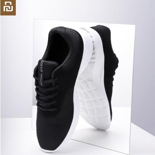 Youpin 90 GOFUN Lightweight breathable Knitted casual shoes comfortable running shoes fitness outdoor sports for men Sneaker