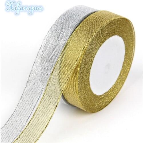 15Mm 25 Yards Gold And Silver Onion Belt Handmade Hair Accessories Diy Baking Material Packaging Accessories Flash Ribbon