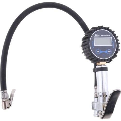 Digital LCD Tyre Air Pressure Gauge Manometer 0-200PSI For Car Truck, LCD lit display for easy reading #3