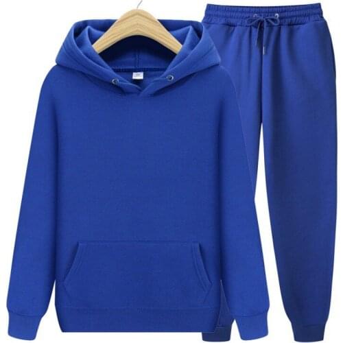 Mens Sets Hoodies+Pants Autumn Winter Hooded Sweatshirt Sweatpants Fashion Slim Fit Men Set Hoodie Pant Hip Hop Pullover Hoody