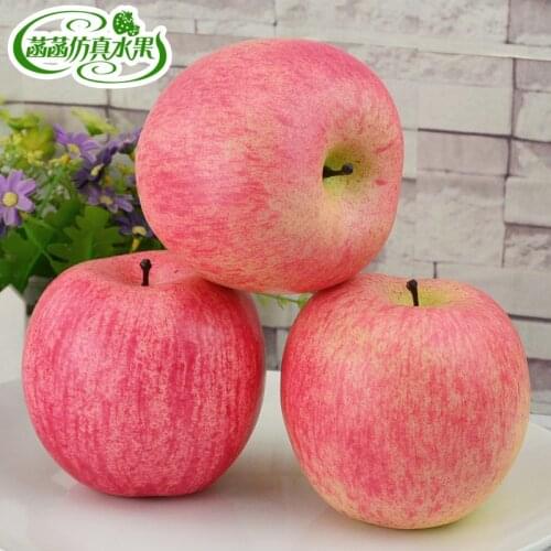New arrival apple fruit model food fruit decoration props child