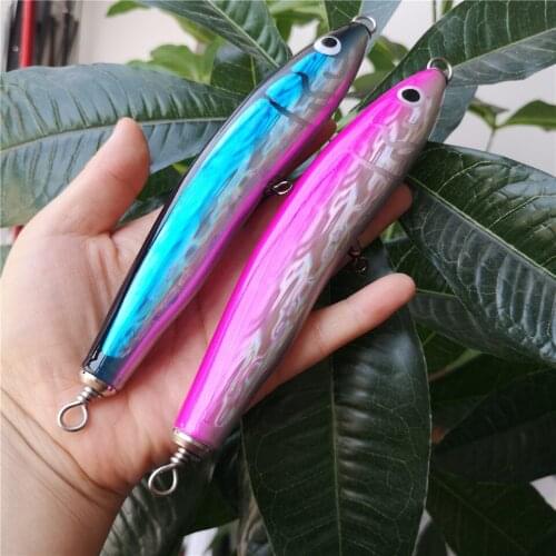 Swolfy Boat Trolling Lures Topwater Pencil Stickbaits 165mm 52g Saltwater Bait for Fishing Wobblers for Fishing Accessories