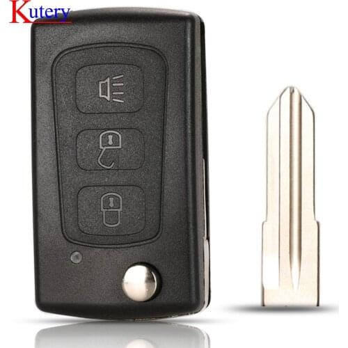 Kutery Flip Folding Remote Key Case Shell For Great Wall Hover Haval H3 H5 Keyless Entry Fob Key Cover Replacement