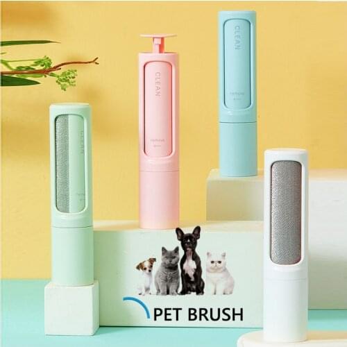 Dog and cat hair removal brush roller electrostatic brush dust collector pet clothes sticky hair brush hair removal artifact