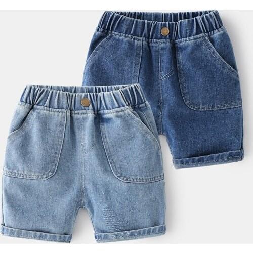 Summer Kids Baby Girls Shorts Boys Jeans Short Pants Toddler Ripped Pants for Baby Boys Shorts Cotton Girls Denim Shorts 2-6Y