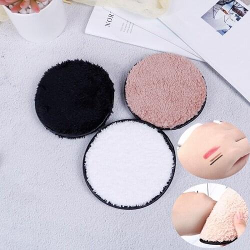 1pc Makeup Removal Sponge Flutter Wash Cleaning Flapping Wet Sponge Face Cleaner Makeup Remover Towel