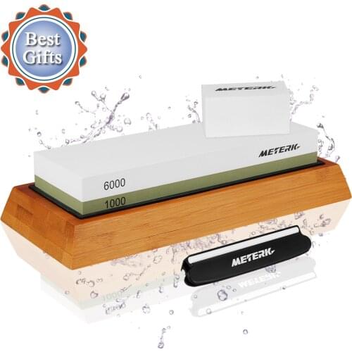 Knife Sharpener Sharpening Stone Whetstone 1000/6000 Grits Double-Sided Sharpening Stone Cutter Sharpener Grinding Stone