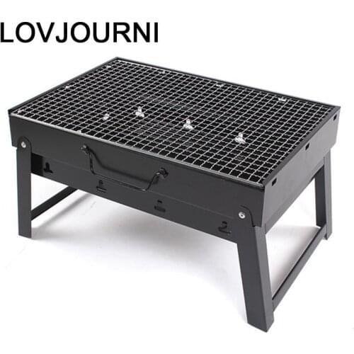 Outdoor Kitchen Gril Portatiles De Mangal Izgara Portable Smoker Carbon Charcoal Grill Kebab Barbacoa Bbq Parrilla Barbecue