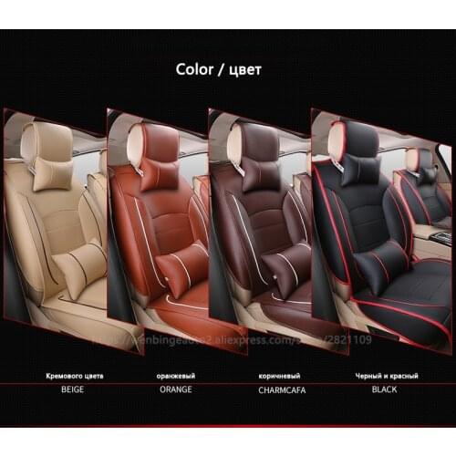 Universal Leather car seat covers For automobiles armchair covers for ford bmw renault toyota kia vw car accessories car-styling
