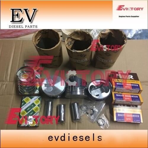 Yanmar 3TNV76 piston+ring+liner+bearing+gasket kit for Gehl 140 283Z Hiatch ZX22U