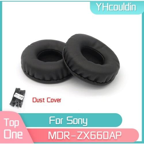 YHcouldin Ear Pads For Sony MDR ZX660 MDR-ZX660 Headset Leather Ear Cushions Replacement Earpads
