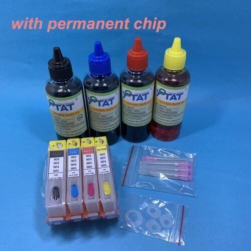 YOTAT Refillable ink cartridge for HP902 HP 902 For HP OfficeJet 6950 6951 6954 6956 6958 6960 6962 6968 6970 6974 6975 6978