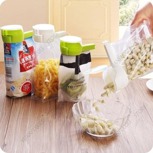 Snack Sealing Clip Fresh Keeping Sealer Clamp Plastic Food Saver Kitchen Tools Gadgets Pour Food Storage Kitchen Accessories