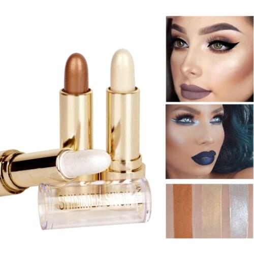 1Pcs Pro Face Highlighter Stick Face Concealer Contouring Bronzers Highlighter Pen 3D Makeup Corrector Contour Stick