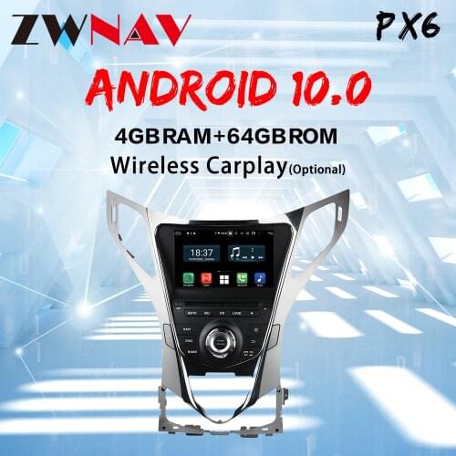 Android 10.0 PX5/PX6 Car CD DVD Player GPS Navigation For Hyundai AZERA Grandeur i55 2011 Auto Radio Head Unit Multimedia Player
