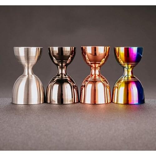 5 Different Surface Fnish, Stainless Steel Commercial 2oz. / 1oz. Measuring Jigger Bar Tools Bar Accessories