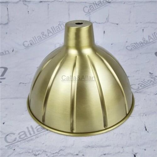 Free ship M10 D180mmX120mm brass material light cover copper cup shade quality E27 lamp shade cover lighting brass shade cone