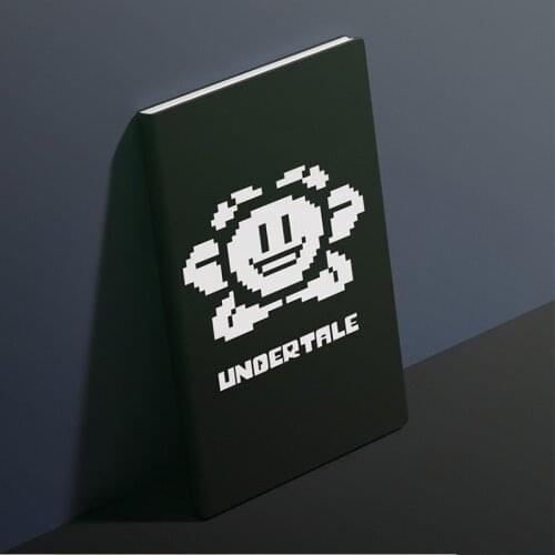 Undertale Notebook Black Anime Sketchbook Face Kawaii Stationery Study School Office Stationary Journal Writing Book Notebooks