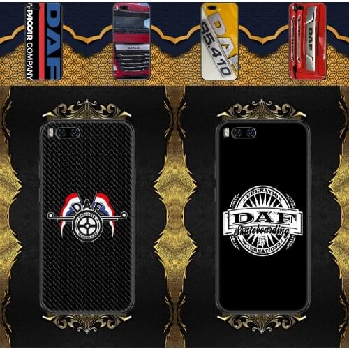 DAF Truck logo Phone case For Xiaomi Mi Max Note 3 A2 A3 8 9 9T 10 Lite Pro Ultra black pretty shell tpu waterproof art