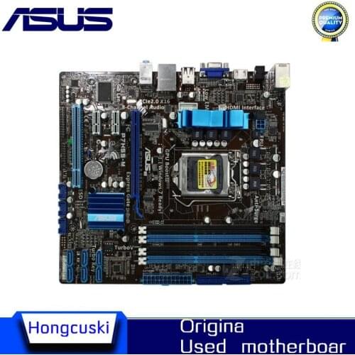 For Asus P7P55-M Desktop Motherboard P55 Socket LGA 1156 i3 i5 i7 DDR3 16G Original Used Mainboard