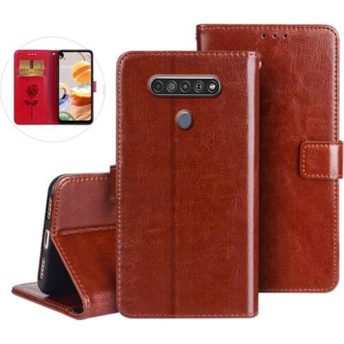 Phone Cover For LG K41S K51S K61 Case Flip PU Leather Wallet Capa For LG K 61 51 41 S Case Fashion Phone Protective Shell Pouch