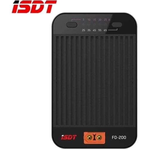 ISDT FD-200 200W 25A Support 2-8S Lipo Battery Wireless APP Control Discharger for RC Drone Spare Parts RC Tiny Gift Present Toy