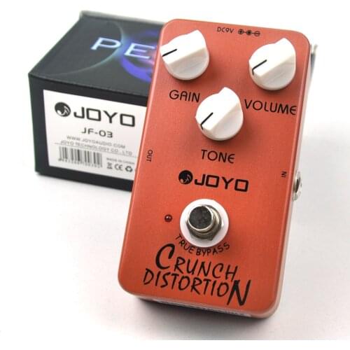 JOYO JF-03 Crunch Distortion Guitar Effect Pedal True Bypass
