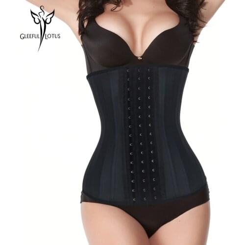 Modeling strap Sashes Shapewear body mujer korsett for women modeladoras steel bones latex waist cincher slim waste trainer vest