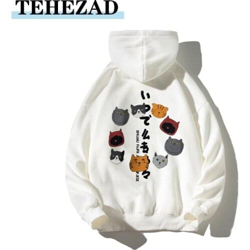 2021 New Mens Clothing Hoodie Sweatshirt Pullover Cartoon Animal Print Casual Fashion Autumn/winter Plus-Size Men and Women