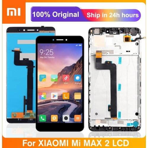 Original Screen For Xiaomi Mi MAX 2 LCD Display Touch Screen Digitizer Assembly With Frame For Mi Max2 LCD Screen